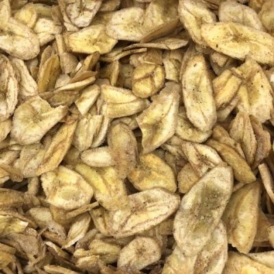 Banana Chips Doce (açúcar e canela) - (30 un. x 400 gramas)